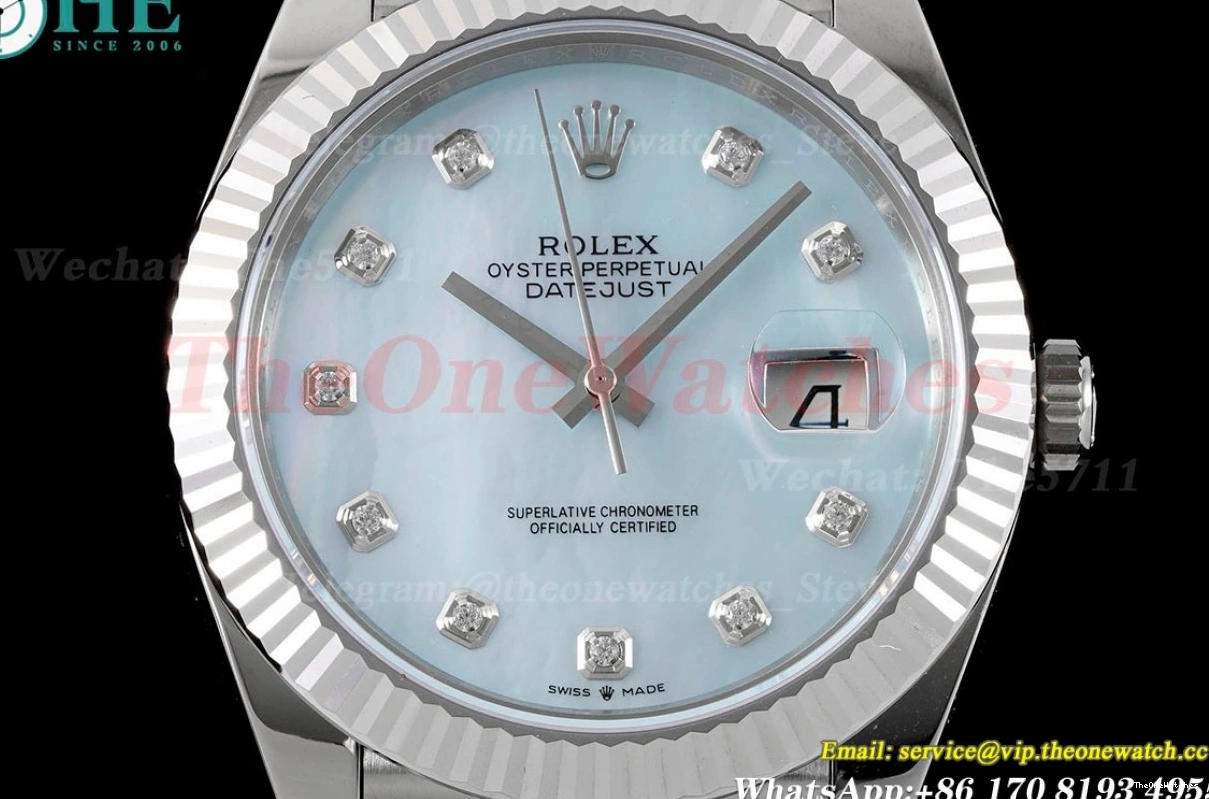 904L Datejust 126334 Jubilee 41mm Flt King Dial Mop SS SS VR3235 0301